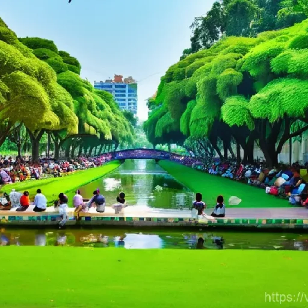 도시에서의 야생동물의 생태학적 가치 - **Prompt 1: Urban Harmony in Tao Dan Park**
"A lively, vibrant scene depicting a bustling urban ...