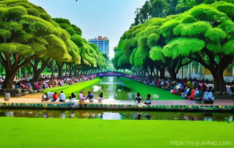 도시에서의 야생동물의 생태학적 가치 - **Prompt 1: Urban Harmony in Tao Dan Park**
"A lively, vibrant scene depicting a bustling urban ...