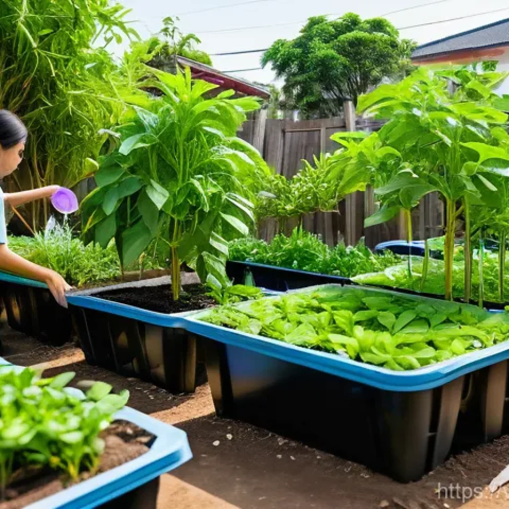 도시의 자연 회복력 향상을 위한 방법 - **"Vibrant Vietnamese Community Garden Transformation"**
A wide shot of a bustling, vibrant comm...